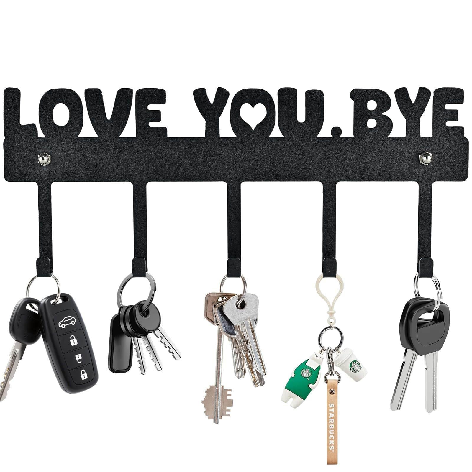 Kangnice Space-Saving Wall-Mounted Code Rack with Reinforced Metal Fasteners for Keys Tools Garage Entryway Code Planner Wall Hook