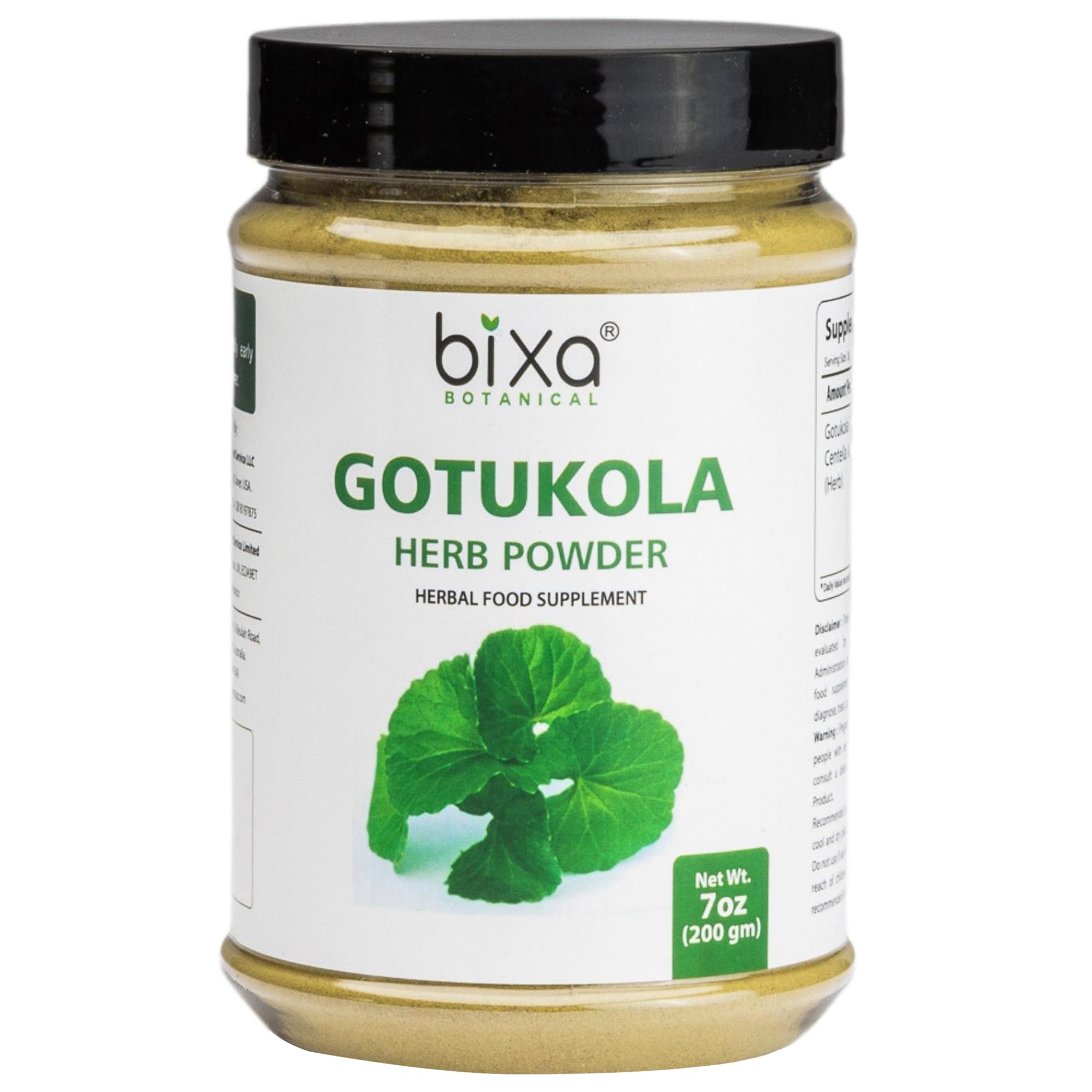 bixa BOTANICAL Pure Gotu Kola, Centella Asiatica Powder, 16 Ounce — Amazon image 6