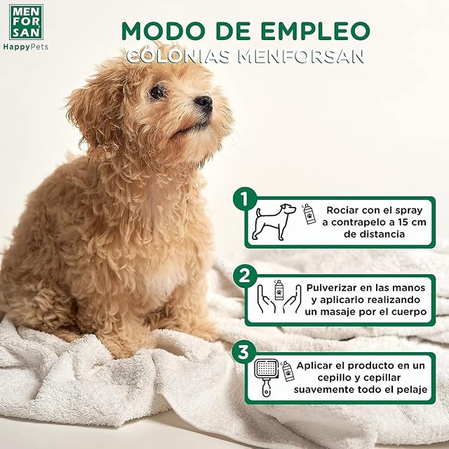 Foto 5 de 7 de Agua de Colonia para Perros Talco MENFORSAN - 125 ml