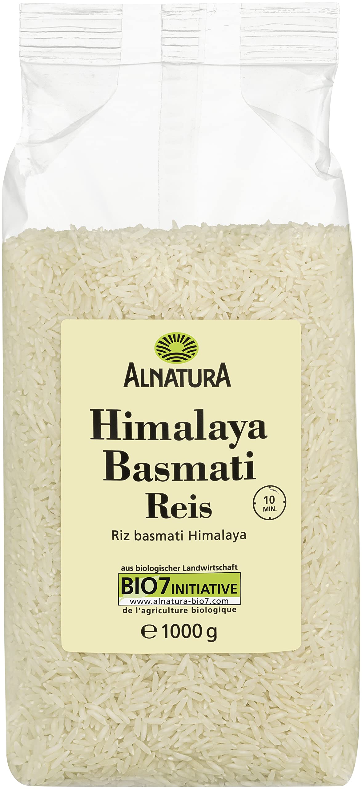Alnatura Bio Himalaya Basmatireis weiß, 1kg