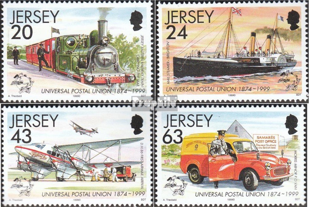 gb - Jersey 669-673 (complète edition) neuf avec gomme originale 1994 25 Années gb - Jersey 669-673 (complète edition) neuf avec gomme originale 1994 25 Années