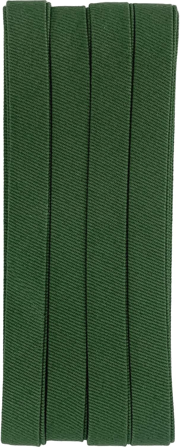 CAPTAIN88 CP91 Captain Edge, Thick Bias Tape, Twill, 0.5 in. (12 mm) Width x 8.9 ft (2.75 m) Roll, 8, Green