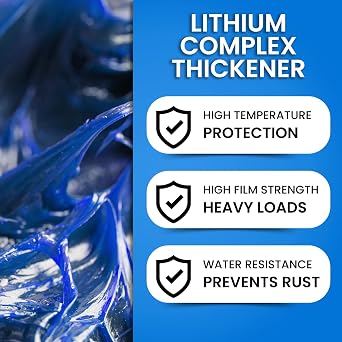 MultiPurposeTM Grease Tube 10 Pack | Lithium Complex Grease EP | High Temp | Automotive Wheel Bearing | NLGI 2 | Grease Gun Cartridge Refill