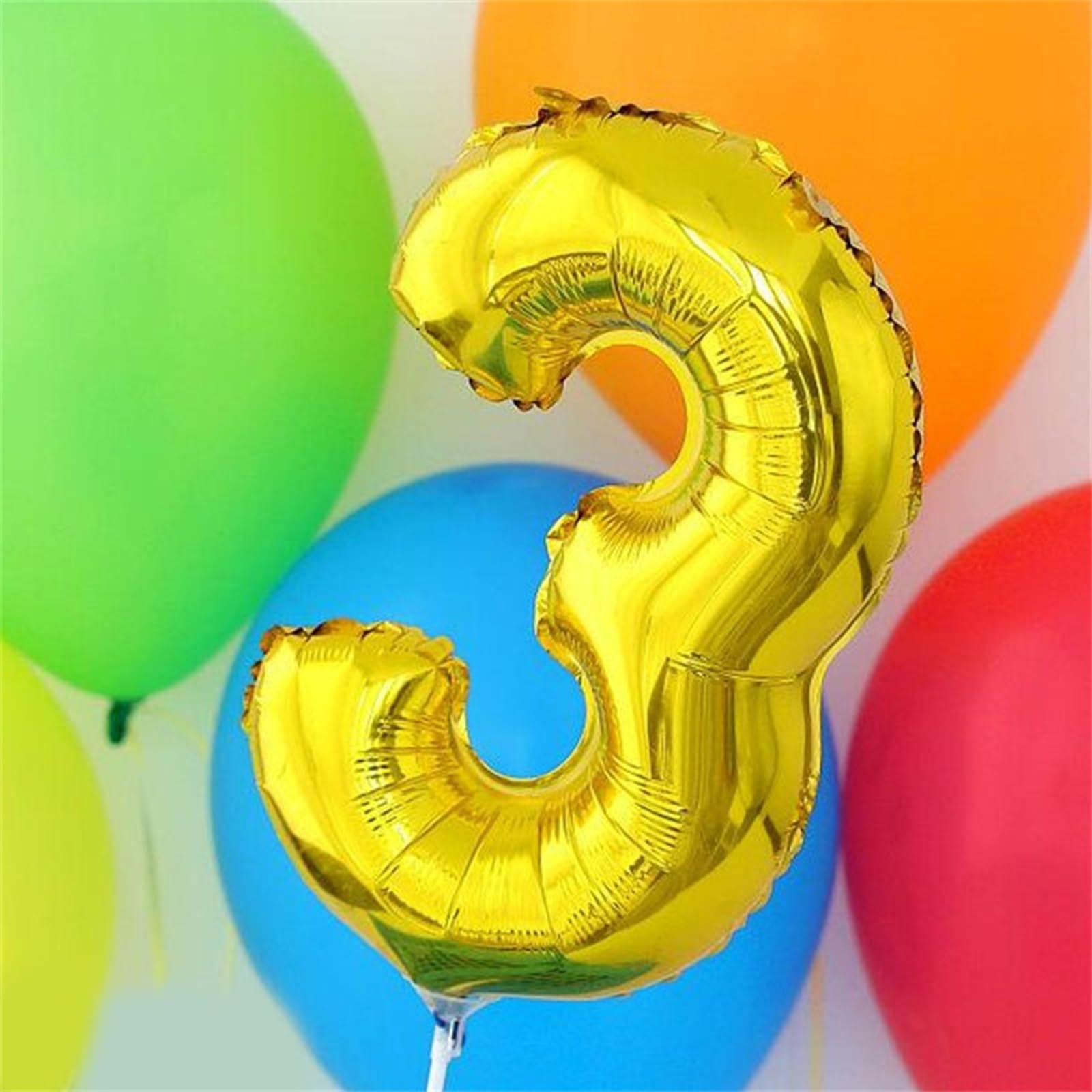 Number 9 Balloons, 40 Inch Gold Large Foil Balloons for Birthday