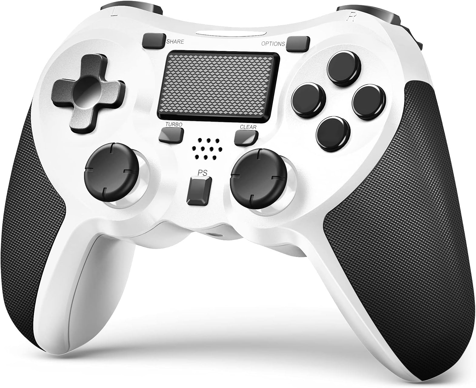 TERIOS Wireless Controllers Compatible with Play-Station 4 Game Controllers for PS-4 Pro/PS-4 Slim, Built-in Speaker & Stereo Headset Jack Multitouch Pad Rechargeable Lithium Battery