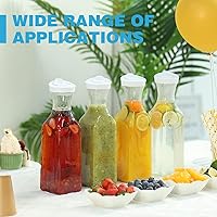 Vista 6 de Botella dispensadora de detergente para ropa 53oz con etiqueta, paquete de 4 dispensadores de detergente líquido, dispensador de detergente