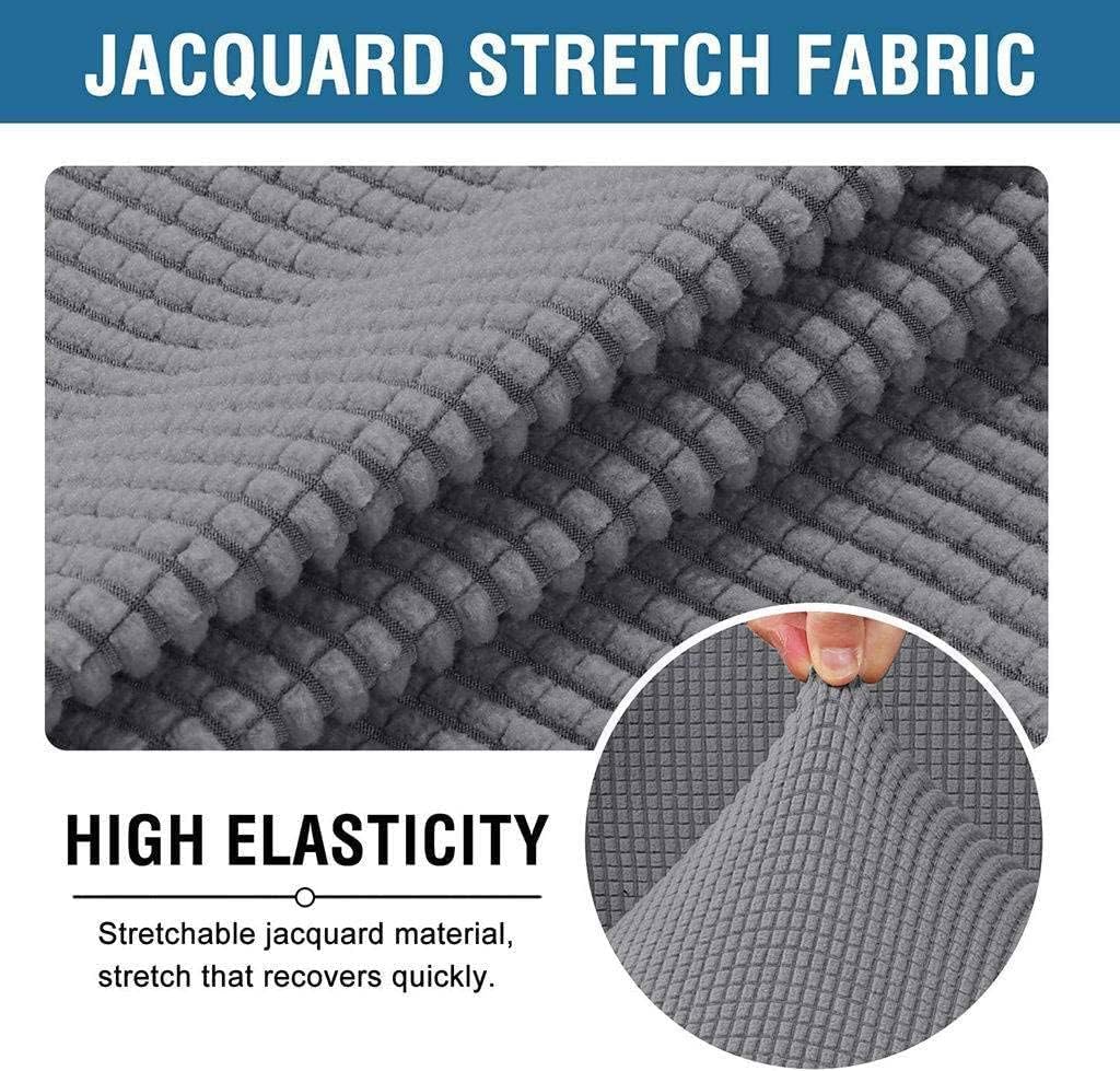 Konsilsa Stretch Wingback Chair Slipcover, Armchair Cover 1-Piece Wing Chair Covers Wing Chair Slipcover Furniture Protector for Wingback Chairs Soft Thick Wingback Chair Covers