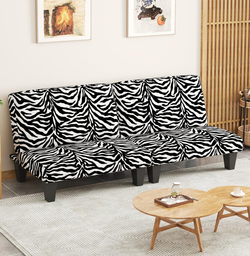 Amazon｜Laovyarw ソファベッド ソファー 3人掛 ゼブラ柄ソファベッド、一人暮らしソファベッド。ファブリックソファベッド、分割