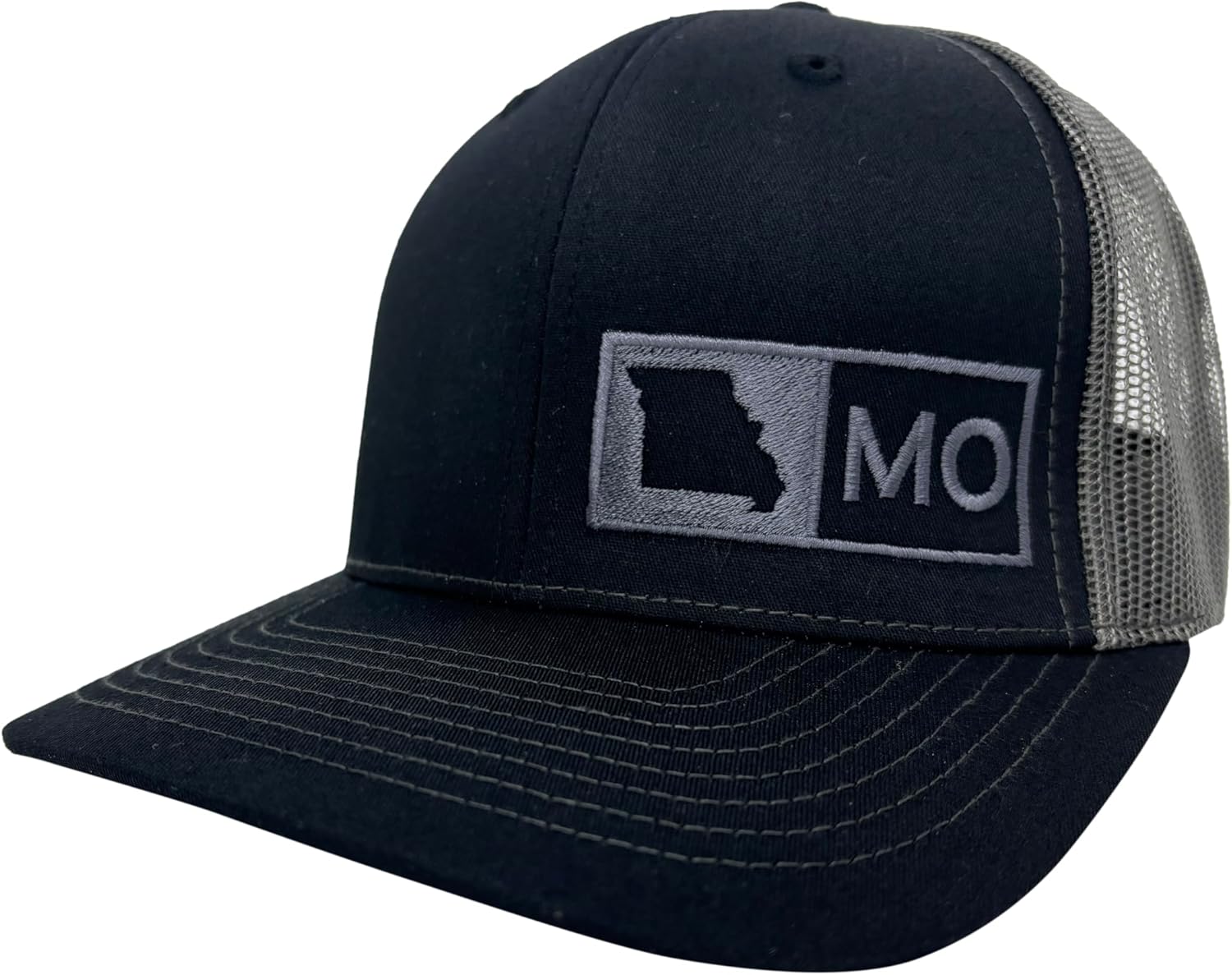 Trucker Hat - Missouri (Black/Graphite) Mesh, Snapback