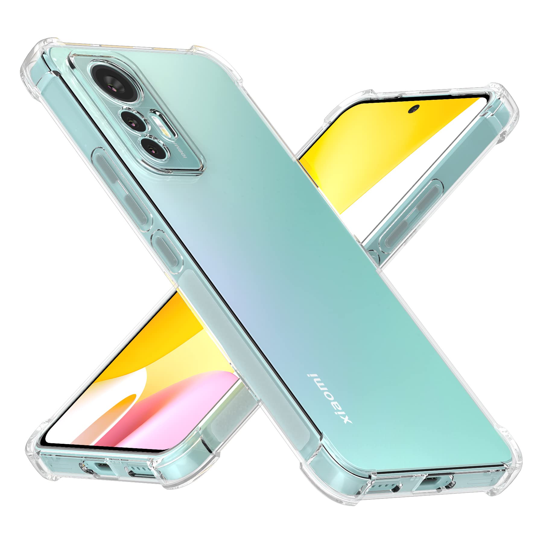 Captor Coque Transparente Pour Oppo Reno 8 Lite 5G, étui TPU En Silicone Souple Et Mince, De Haute Qualité Avec Bord Surélevé Pour écran Et Protection