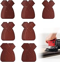 65 Stück für Black und Decker Mouse Schleifpapier Schleifblätter, Körnung 40/60/80/120/180/240/320 Mouse Schleifblätter Klett Schleifpads für Black und Decker Detail Palm Sander Dreieckschleifer