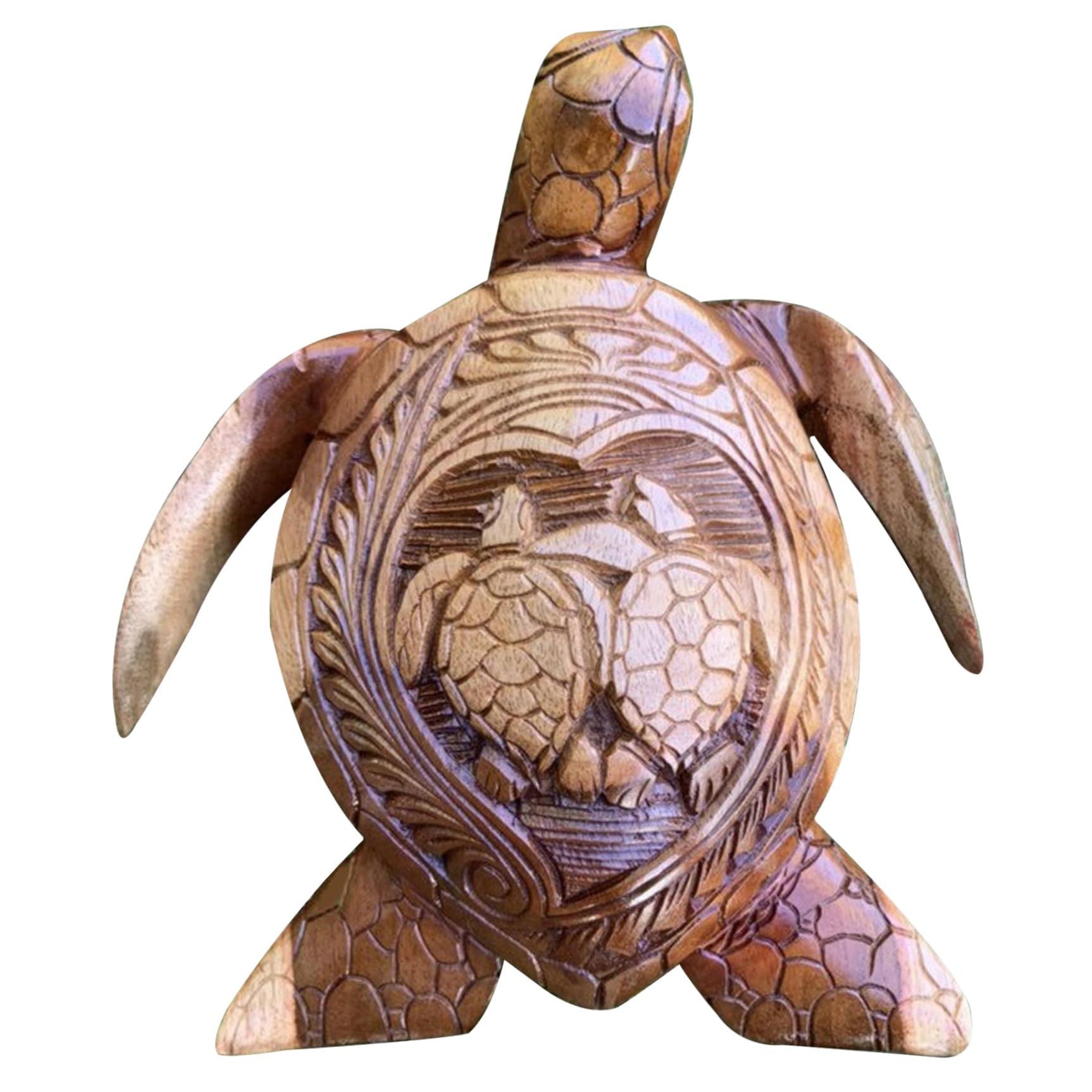 Amazon.co.jp: Neroyaner 亀像 彫り リアルなウミガメ 置物 かわいい