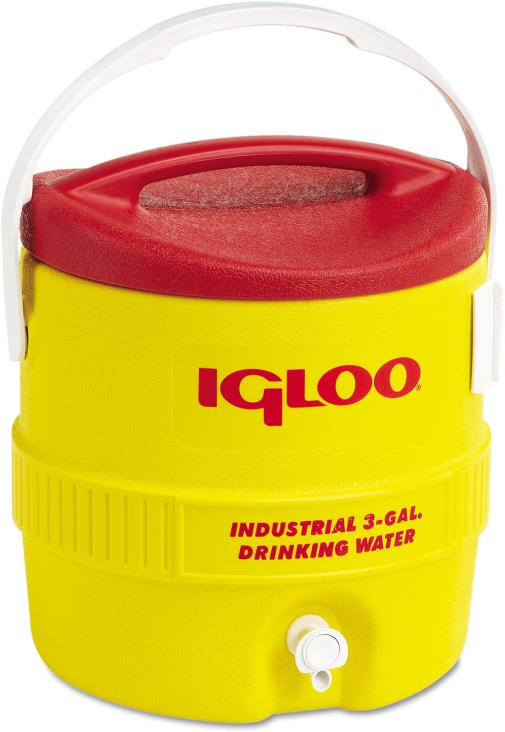 Beverage Cooler 3 Gal Yellow/Red