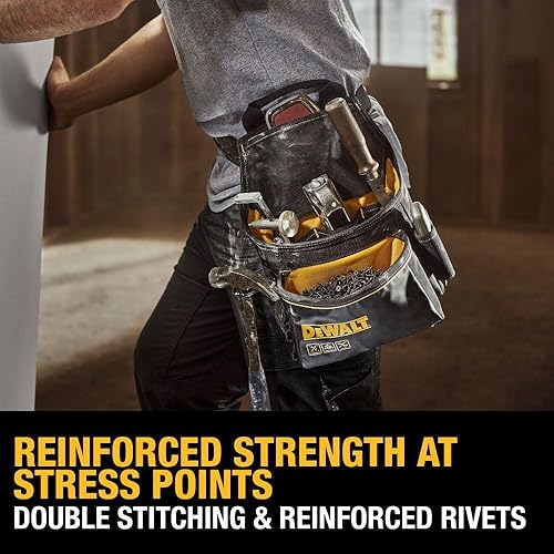 Vista 19 de DEWALT Funda de taladro para cinturón de herramientas, duradera, fácil acceso a herramientas (DWST540502)