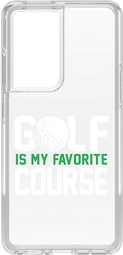 DistinctInk Clear Shockproof Hybrid Case for Samsung Galaxy S21 Ultra (6.8" Screen) - TPU Bumper, Acrylic Back, Tempered Glass Screen Protector -