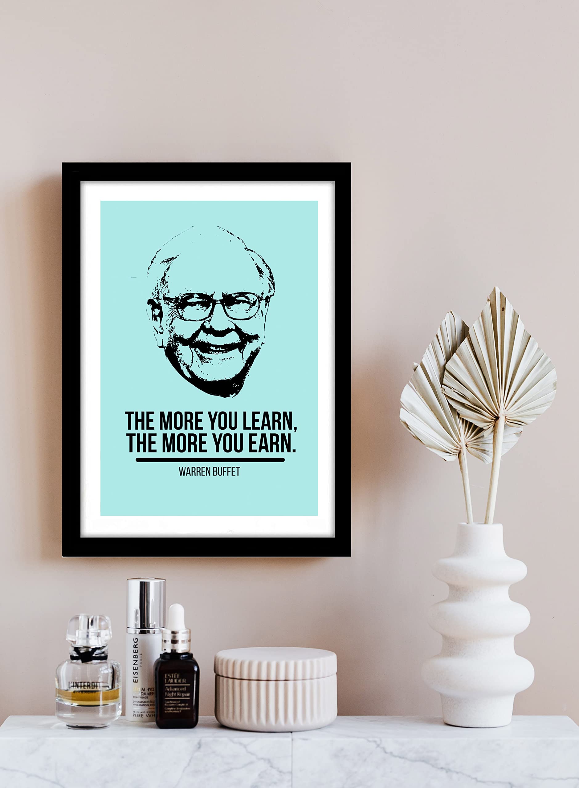 Warren Buffett Poster - Motivational Wall Art -6 Warren Buffett Poster - Motivational Wall Art -6