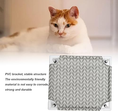 Miniatura 2 de Cama elevada para perro, cuna elevada refrescante para mascotas, almohadilla desmontable transpirable para gatos con patas antideslizantes para