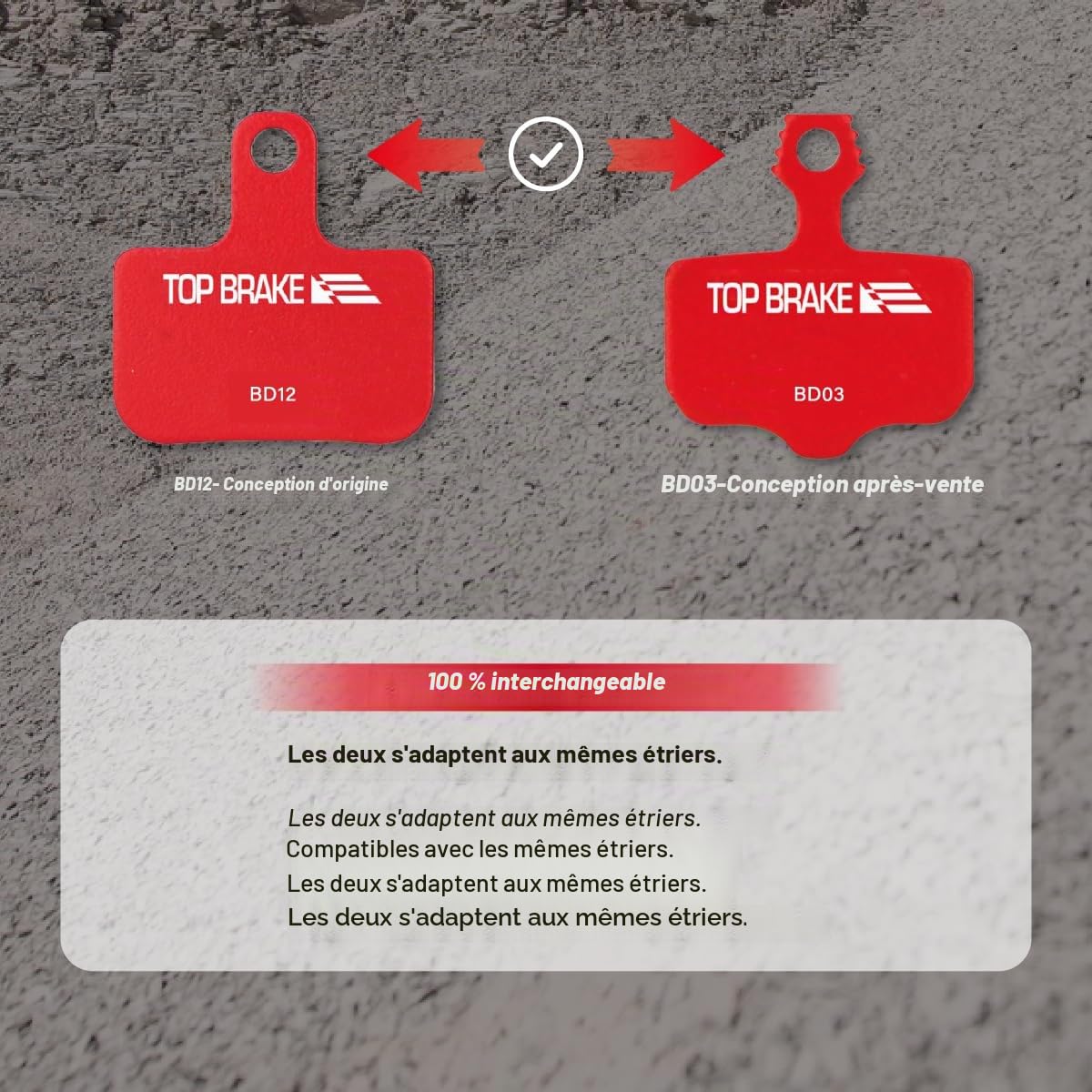 TOP BRAKE Plaquettes de Frein à Disque compatibles Sram Level T/TL/Ultimate B1, XX/X0/XXWC, DB1/3/5, Avid Elixir 1/3/5/7/9/R/ER/CR Mag VTT, VTTAE, Gravel, XC