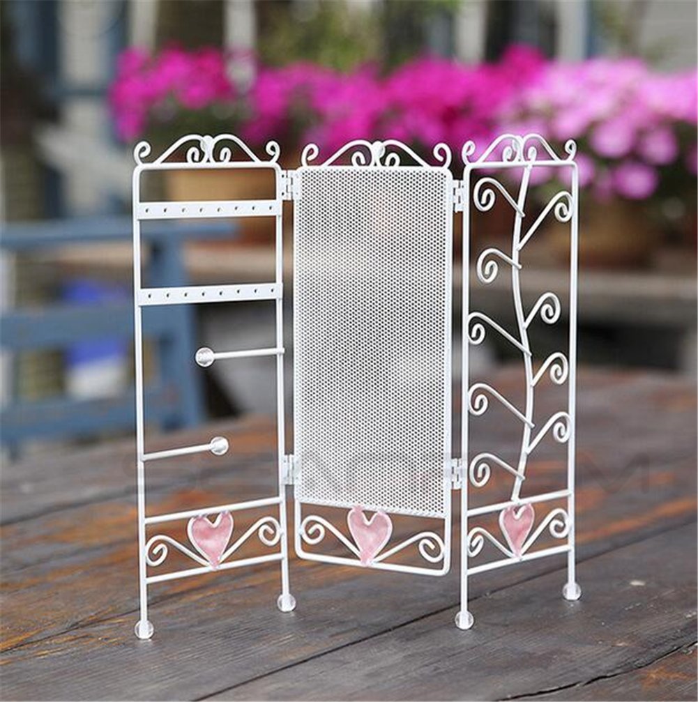 Amazon.co.jp: 復古金属ジュエリーアクセサリースタンド つい立て式