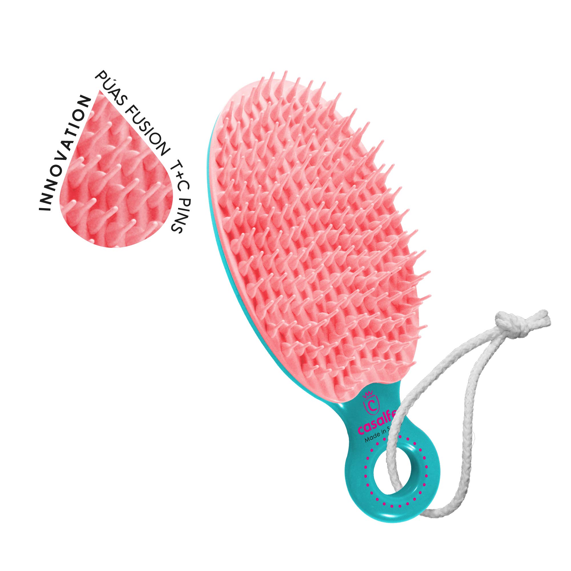 Casalfe Detangling & Draining Brush - Removes excess moisture