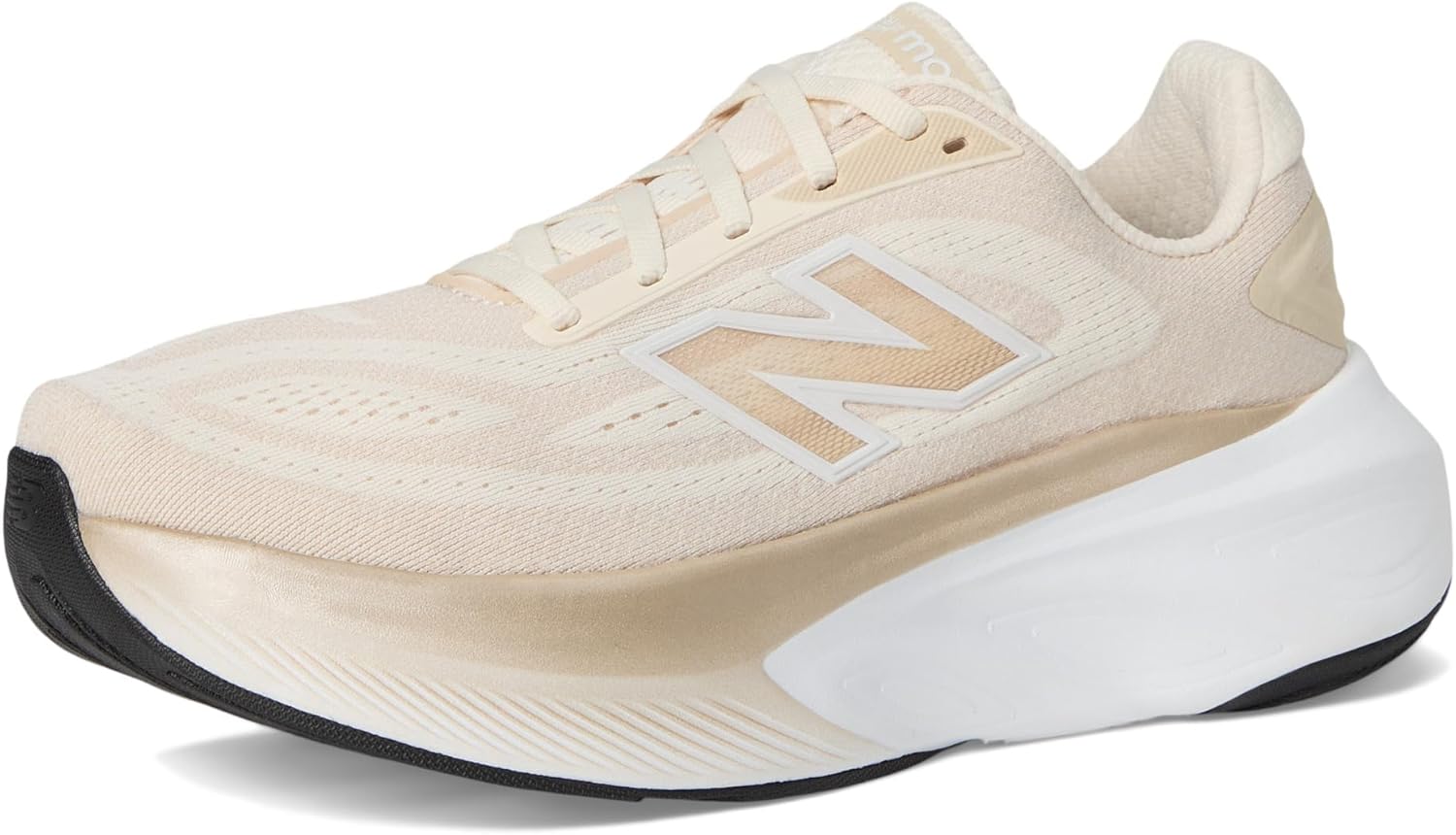 New Balance Women's Fresh Foam X More V6 Running Shoe, Permafrost/Bisque/Nb 103 White, 6.5 M