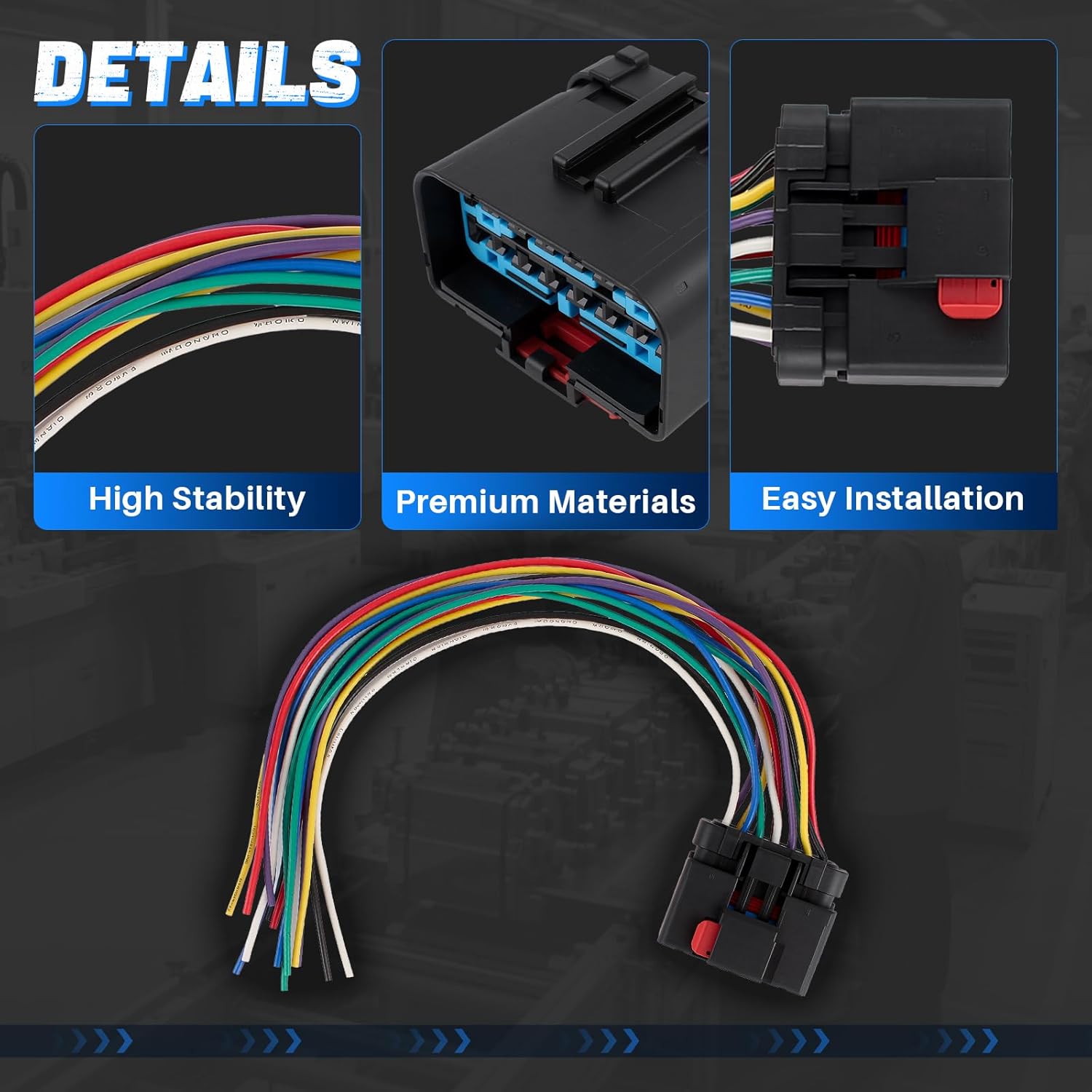 AUTOKAY 2 Set Door Harness Connector Wiring Pigtail for Jeep Grand Cherokee WJ Wrangler