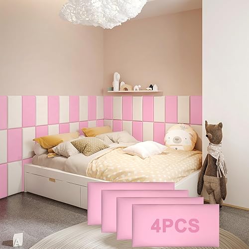 YLL YLL 4PCS Anti-Collision Wall Padding 3D Peel and Stick
