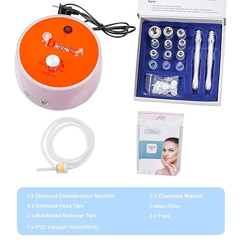Miniatura 7 de Máquina de dermoabrasión de diamante 3 en 1, aspiradora profesional de poros para tonificar la piel, limpiador de eliminación de cabeza negra con
