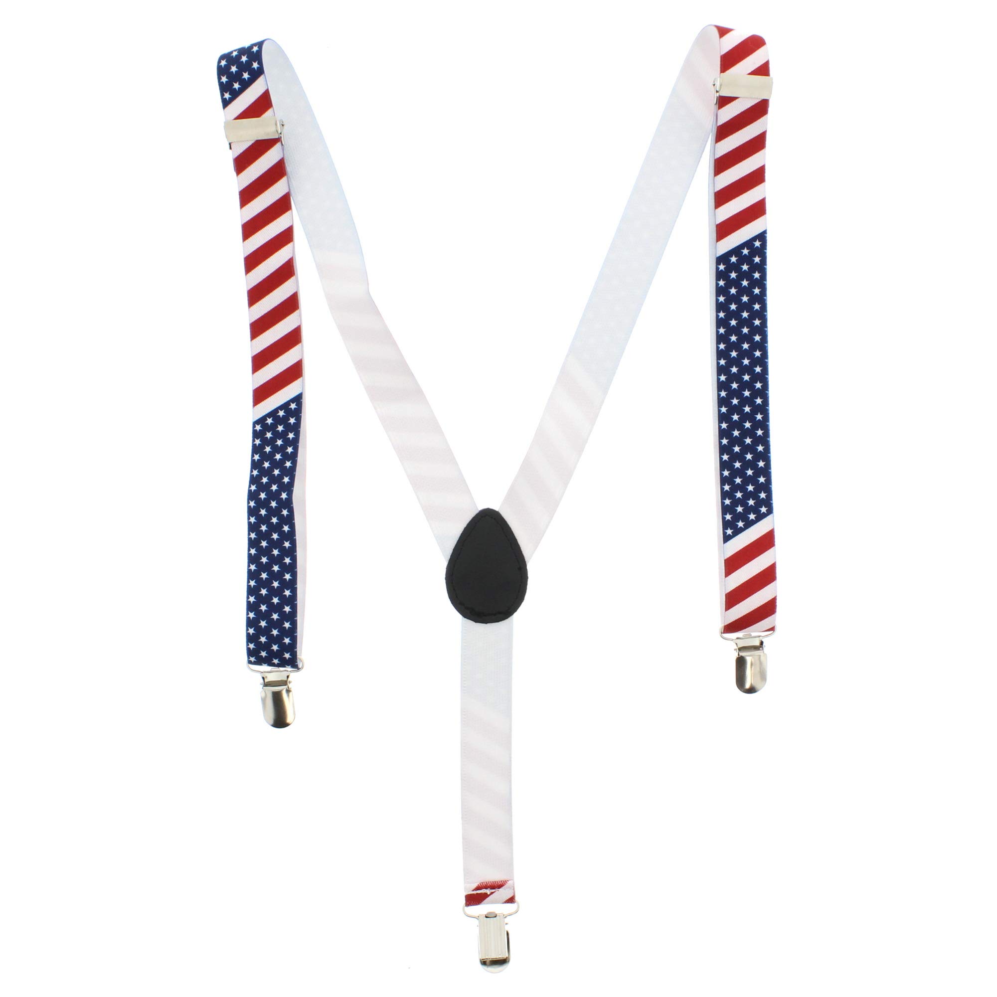 Zac's Alter Ego Fancy Dress Men/Ladies USA Stars & Stripes Braces/Suspenders