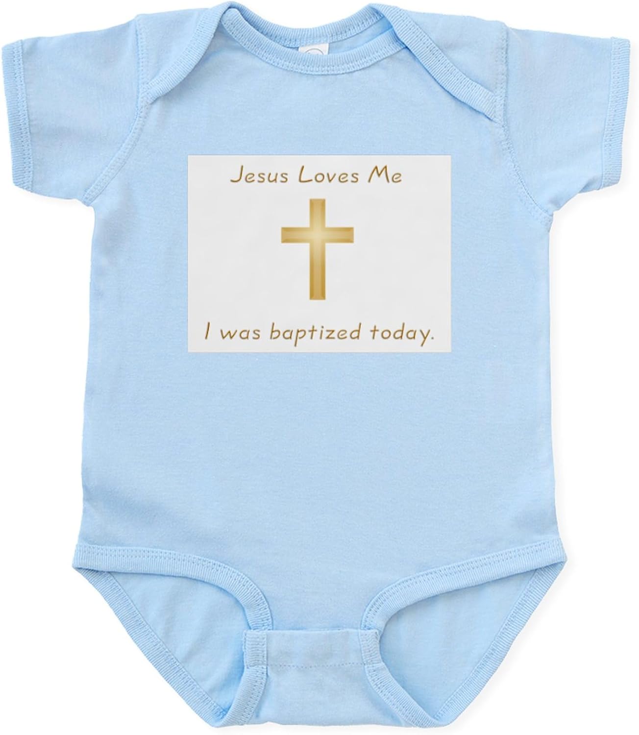 CafePress Baptism Gift Infant Bodysuit Cute Infant Bodysuit Baby Romper