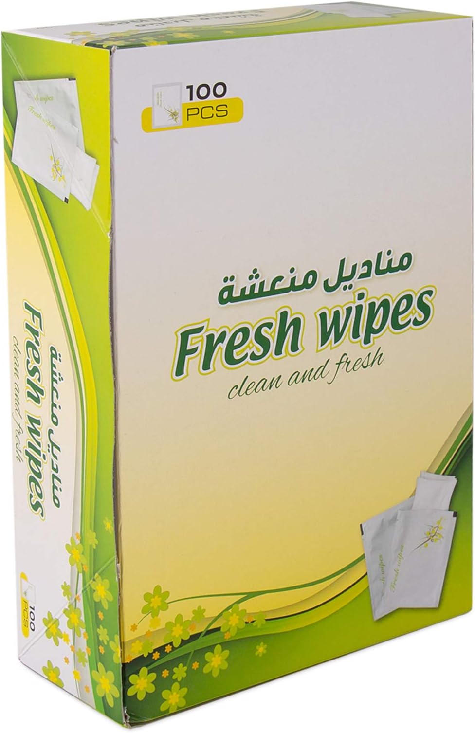 فالكون باك FALCON PACK Refreshing Wet Wipes Without Logo In Box, 100 Pieces