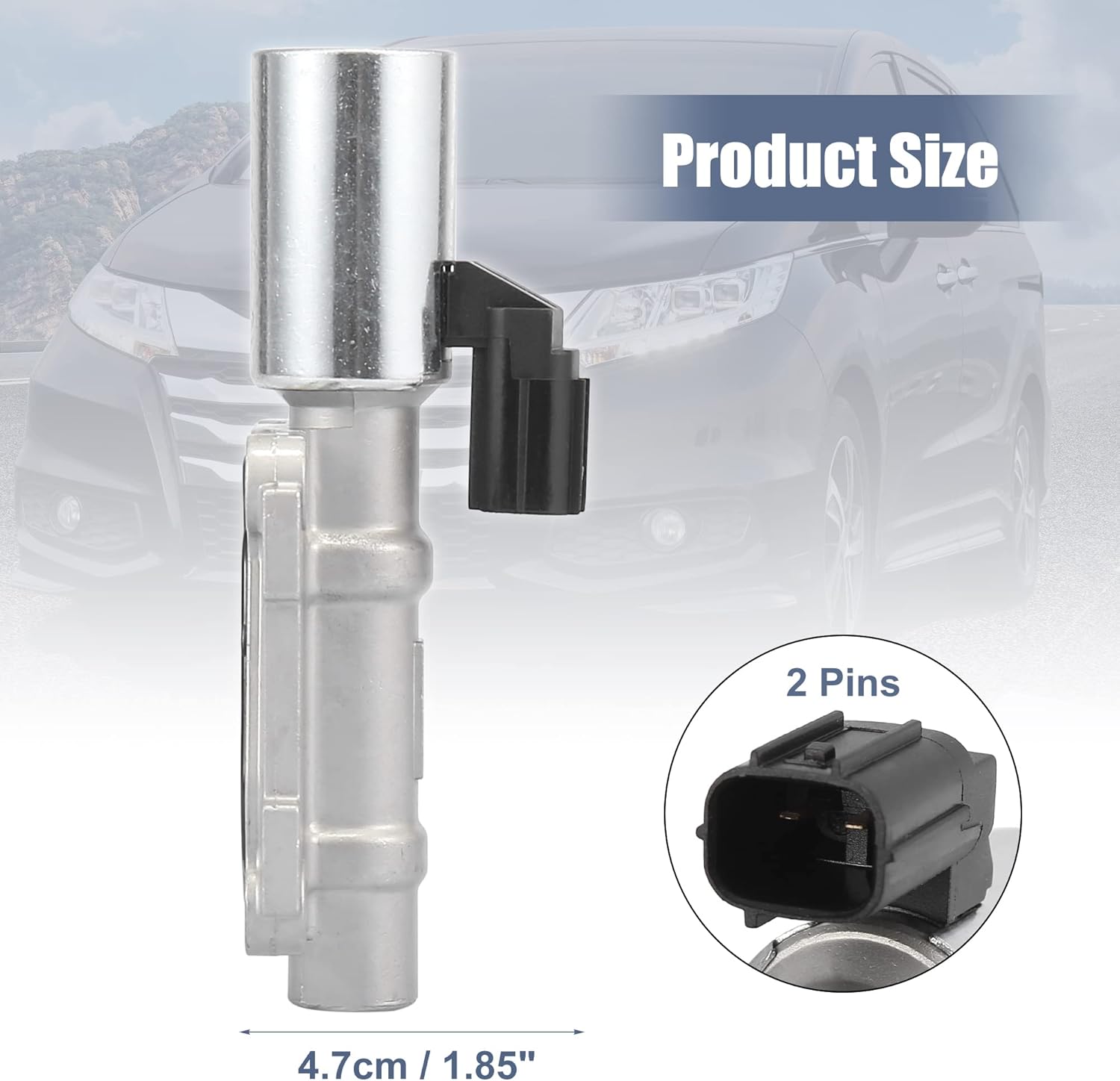 X AUTOHAUX Transmission Clutch Single Linear Shift Solenoid Valve 28250-P7W-003 for Honda Odyssey 2002-2006, Accord 2005-2007, Pilot 2003-2006