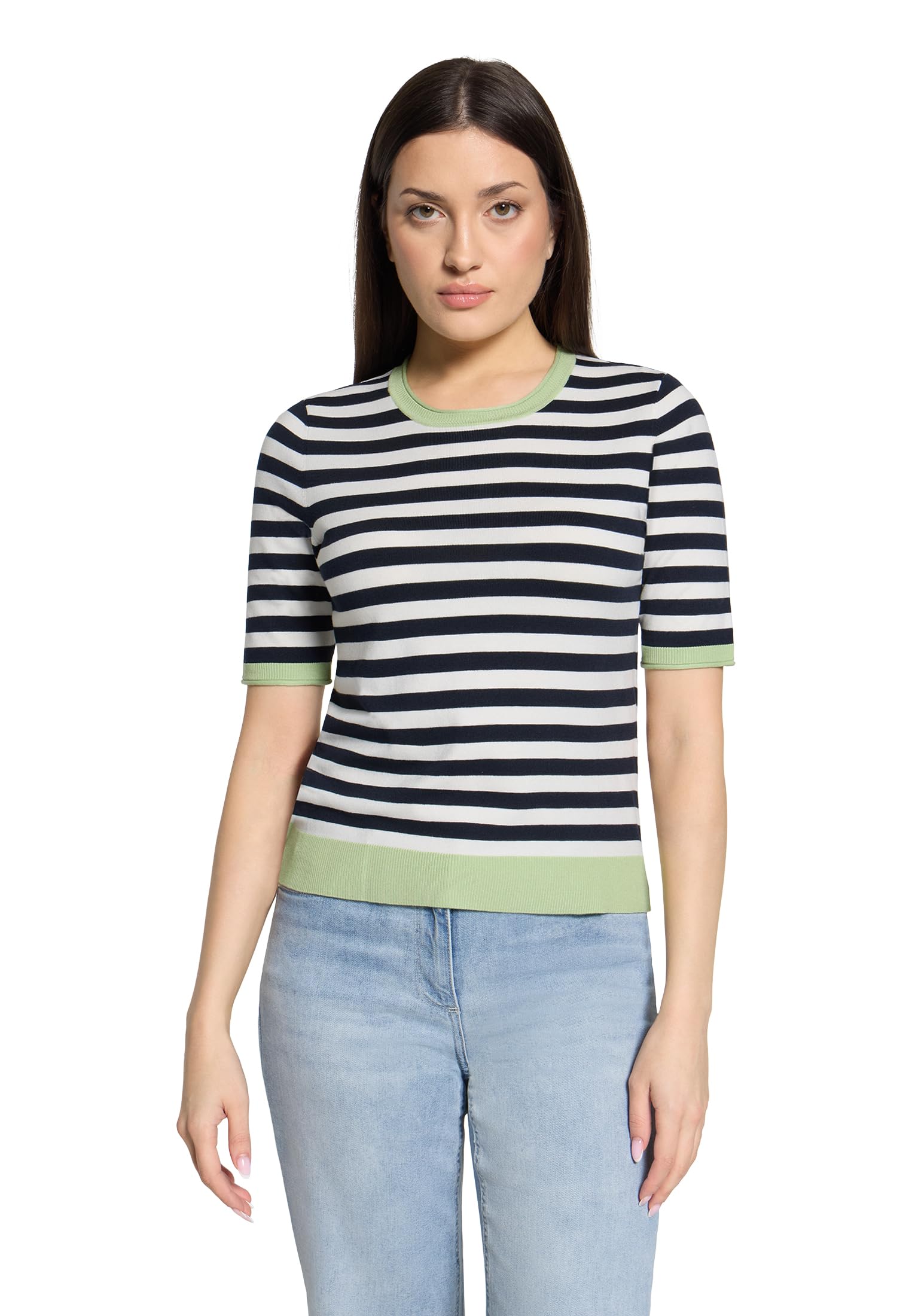 Betty Barclay Damen Basic-Pullover Kurzarm
