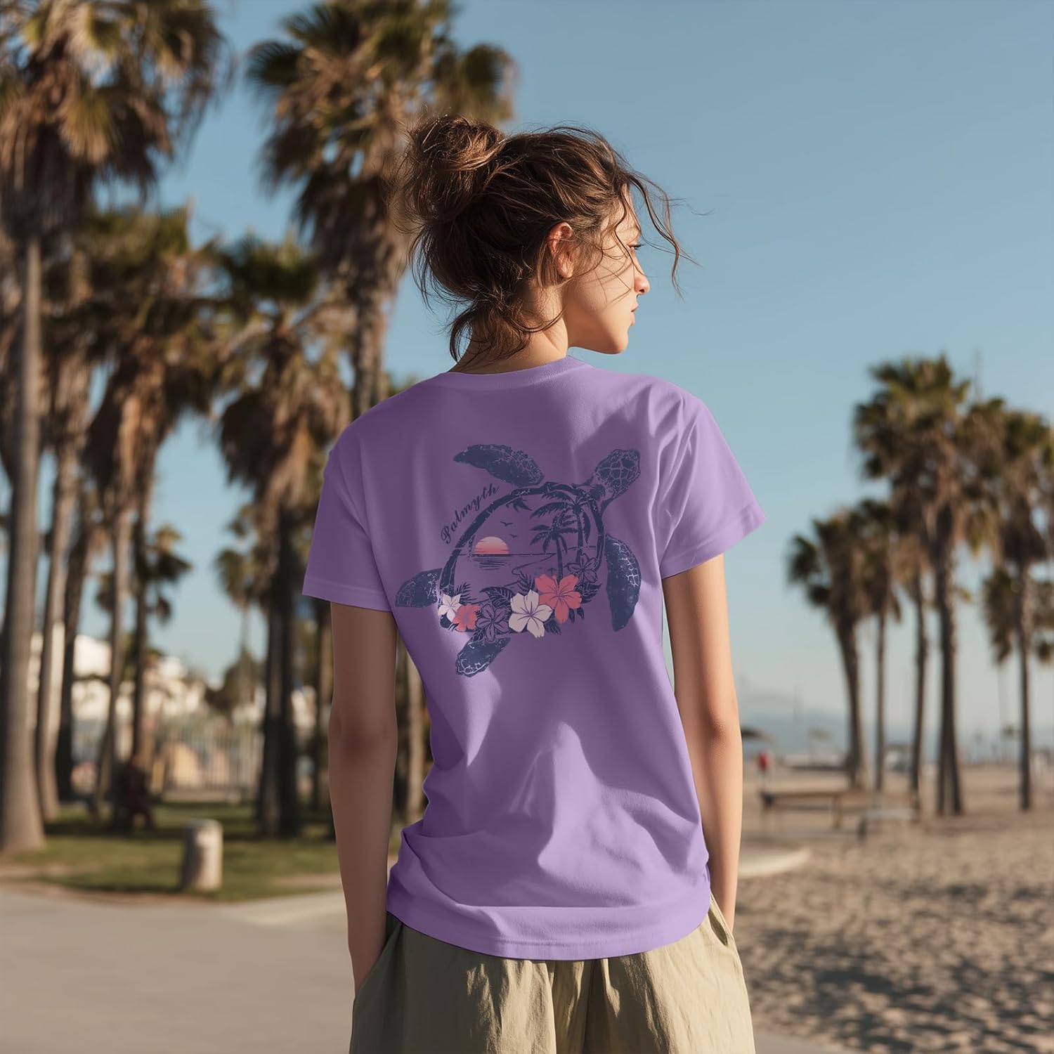 Palmyth Fishing Shirts for Women UPF 50+ Sun Protection Short Sleeve Lightweight Quick-Dry T-Shirt