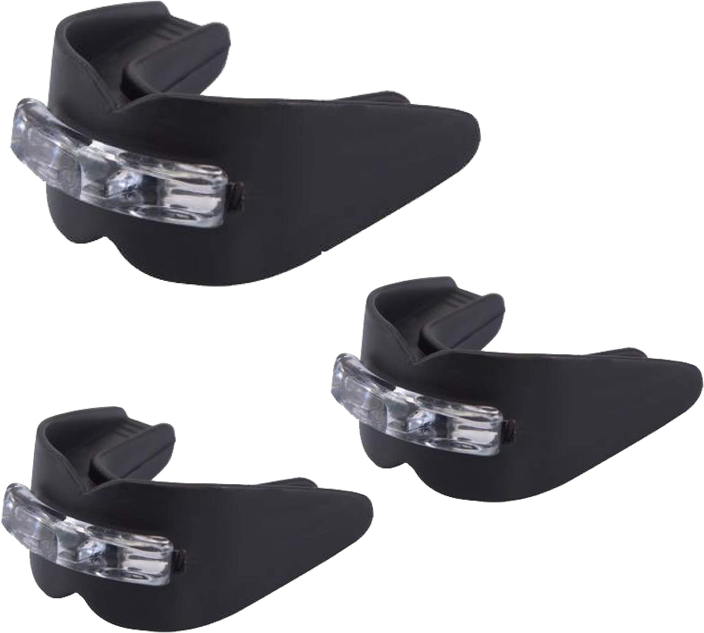 DRANGE Double Side Mouth Guards Teeth Protector for Boxing, MMA,Taekwondo,Football,Kickboxing Wrestling, Hockey Black (3)