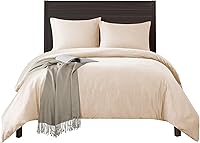 Vista 5 de Funda de edredón para cama individual/individual XL, 1000 hilos de satén de 1 pieza de algodón egipcio de calidad, funda de edredón 100% algodón