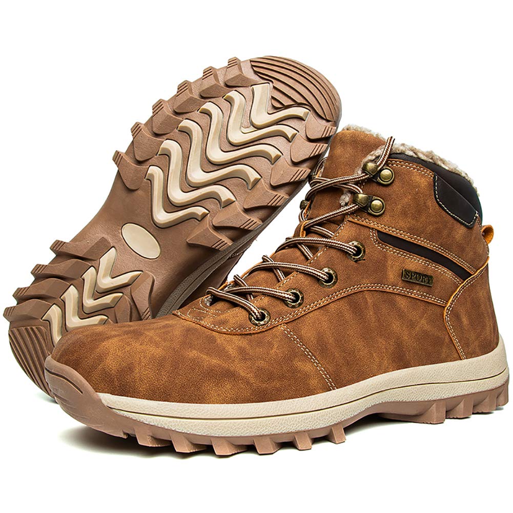 Scarpe da Trekking Uomo Resistente All'acqua All'aperto Sportive Escursionismo Confortevole Allineato Calda Antiscivolo Leggero Casuale Stivali Invernali