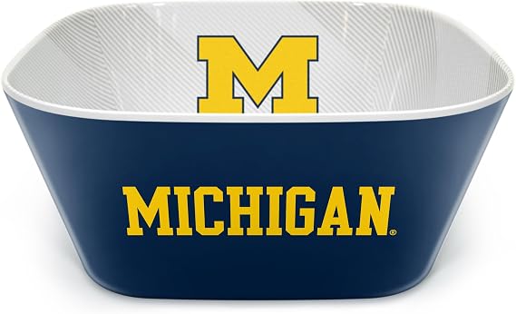 YouTheFan NCAA Michigan Wolverines Large Party Bowl