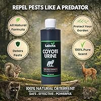 Vista 3 de 100% Pure Coyote Urine All Natural Animal & Rodent Repellent - Makes It Seem Like a Coyote is Nearby! Skunk and Racoon Repellent for Yard. Squirrel