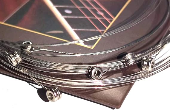 Acoustic Guitar High E Strings, Light Tension Corrosion-Resistant Rust-Prevent Brass, Offers a Bright and Well-Balanced Acoustic Tone High E 1st 10 Pack