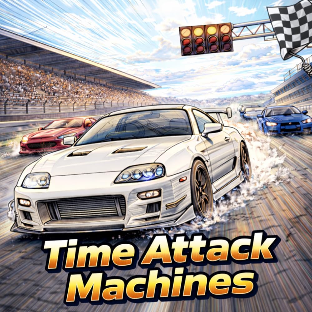 High Octane Coloring Series – Time Attack Machines: 50 High-Speed JDM Track Monsters with Ultra-Detailed Racing Scenes