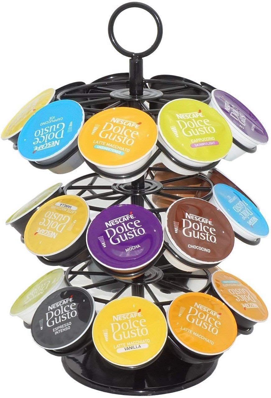 Removable Coffee Pod Holder 360 Degree Rotating Rack Coffee