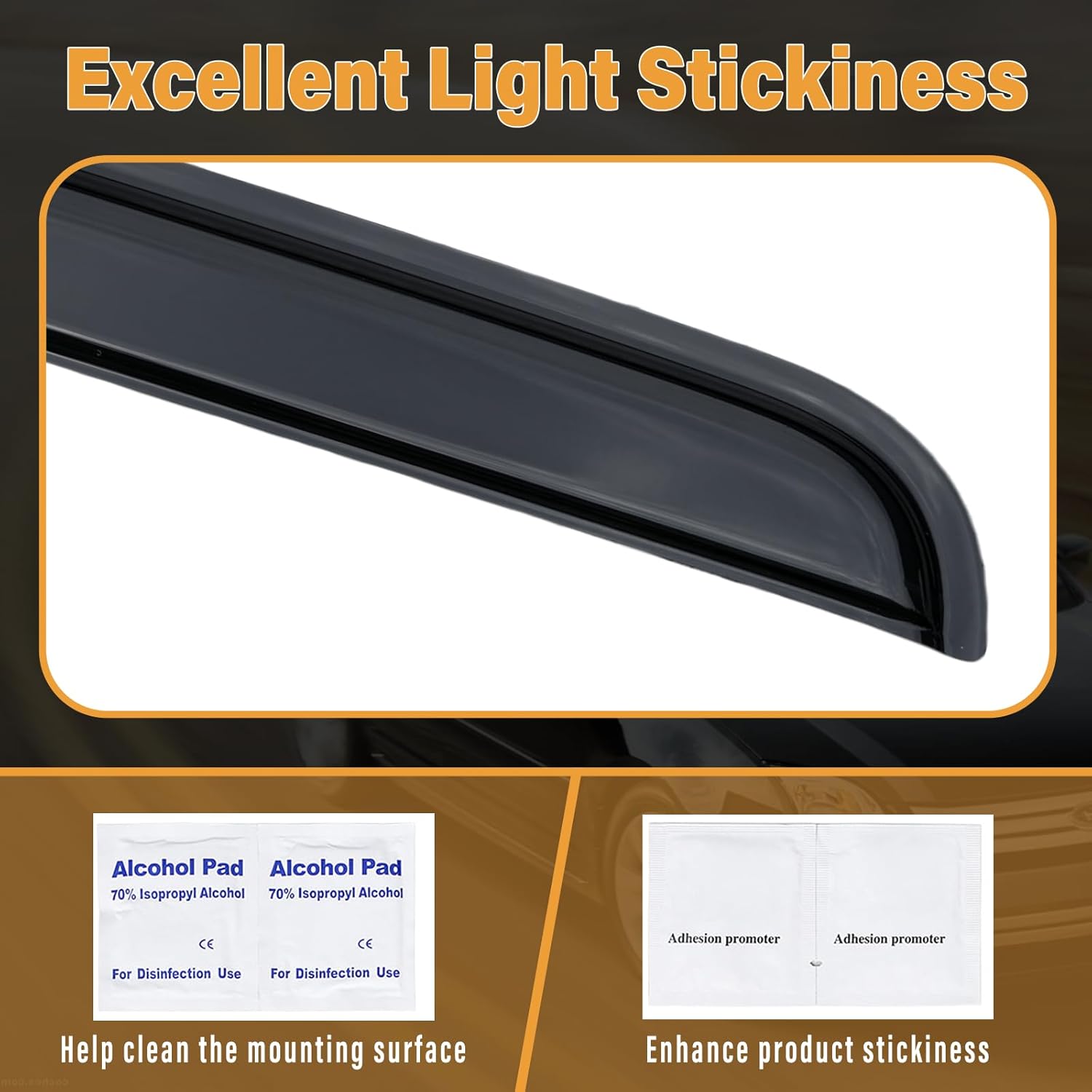 Rain Guards Compatible with 2004-2012 Chevy Colorado/Gmc Canyon, Acrylic Slim Style Window Visor Rain Guard, Side Window Deﬂector for Chevy Colorado Accessories, 2005 2006 2007 2008 2009 2010 2011