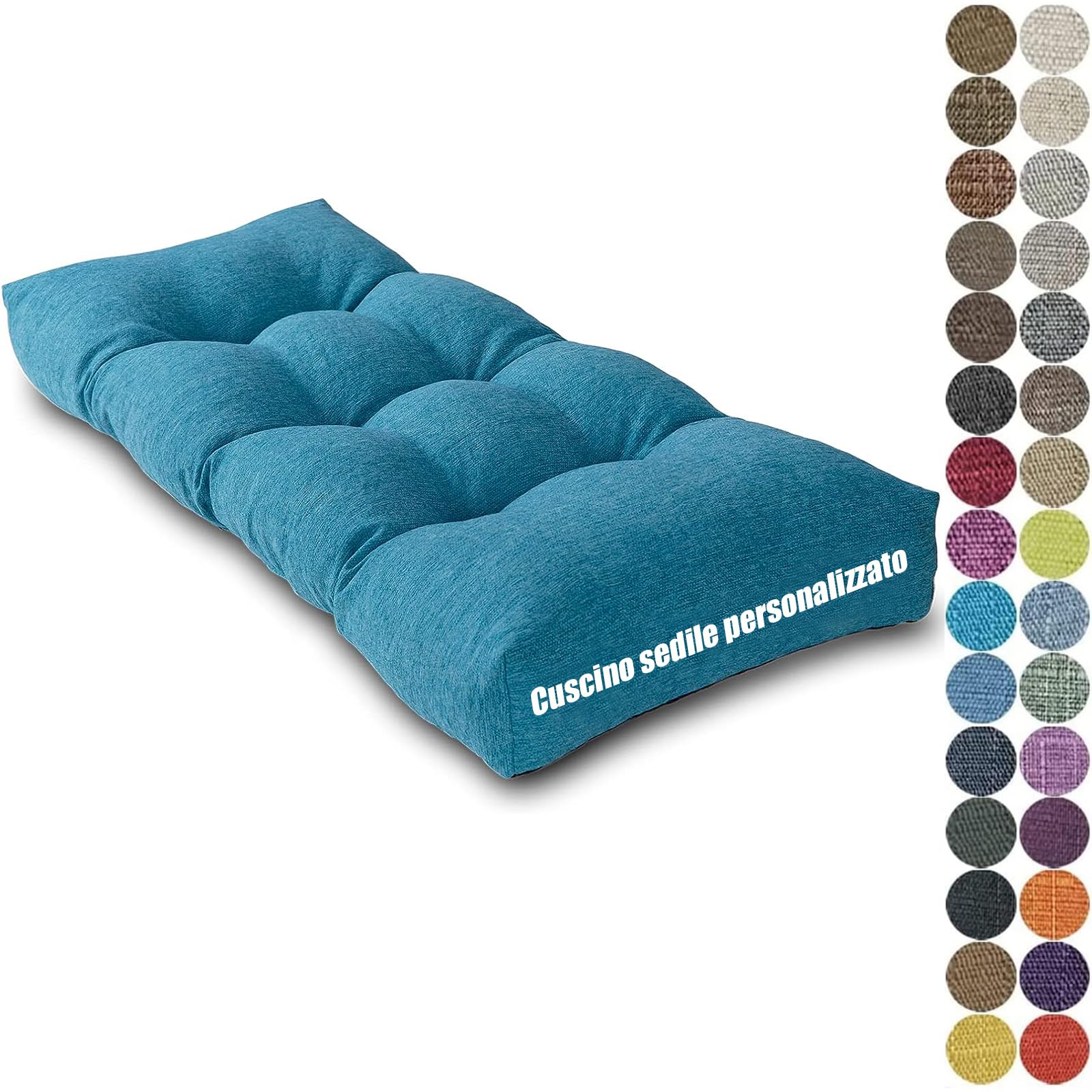 Cuscino per panca da interni ed esterni, impermeabile, 110/120/150/180 cm, cuscino per panca per mobili da giardino, 2/3/4 posti, cuscini per panca da patio per cucina, panca da pranzo, sedia a