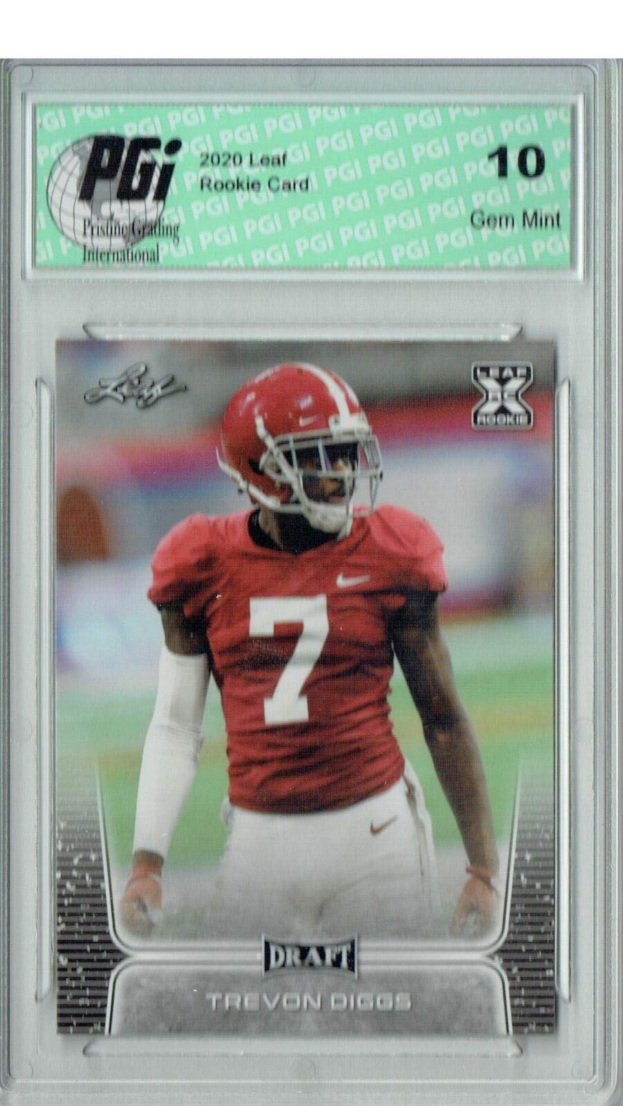 Amazon.com: @ Trevon Diggs 2020 Leaf Draft Football #57 Gem Mint Rookie Card  PGI 10 - Unsigned College Cards : Collectibles & Fine Art