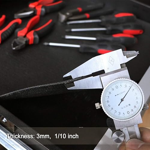 Miniatura 9 de CASOMAN Revestimiento profesional para caja de herramientas y cajón, 18 pulgadas x 24 pies, tapete de goma de espuma antideslizante de fácil corte