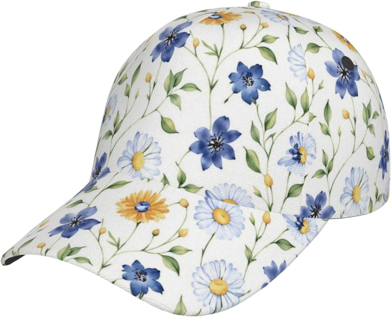 Curved Brim Baseball Cap,Adjustable Dad Hat Lightweight Casual Sun Hat for Outdoor Sports Travel Hiking Daily Wear