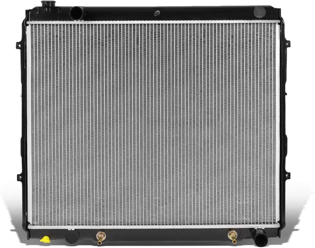 DNA Motoring OEM-RA-2321 OE Style Aluminum Cooling Radiator Replacement Compatible with 00-06 Tundra AT, 27-3/8" W X 22-5/8" H X 1-7/16" D, 1-1/2" Inlet, 1-1/2" Outlet