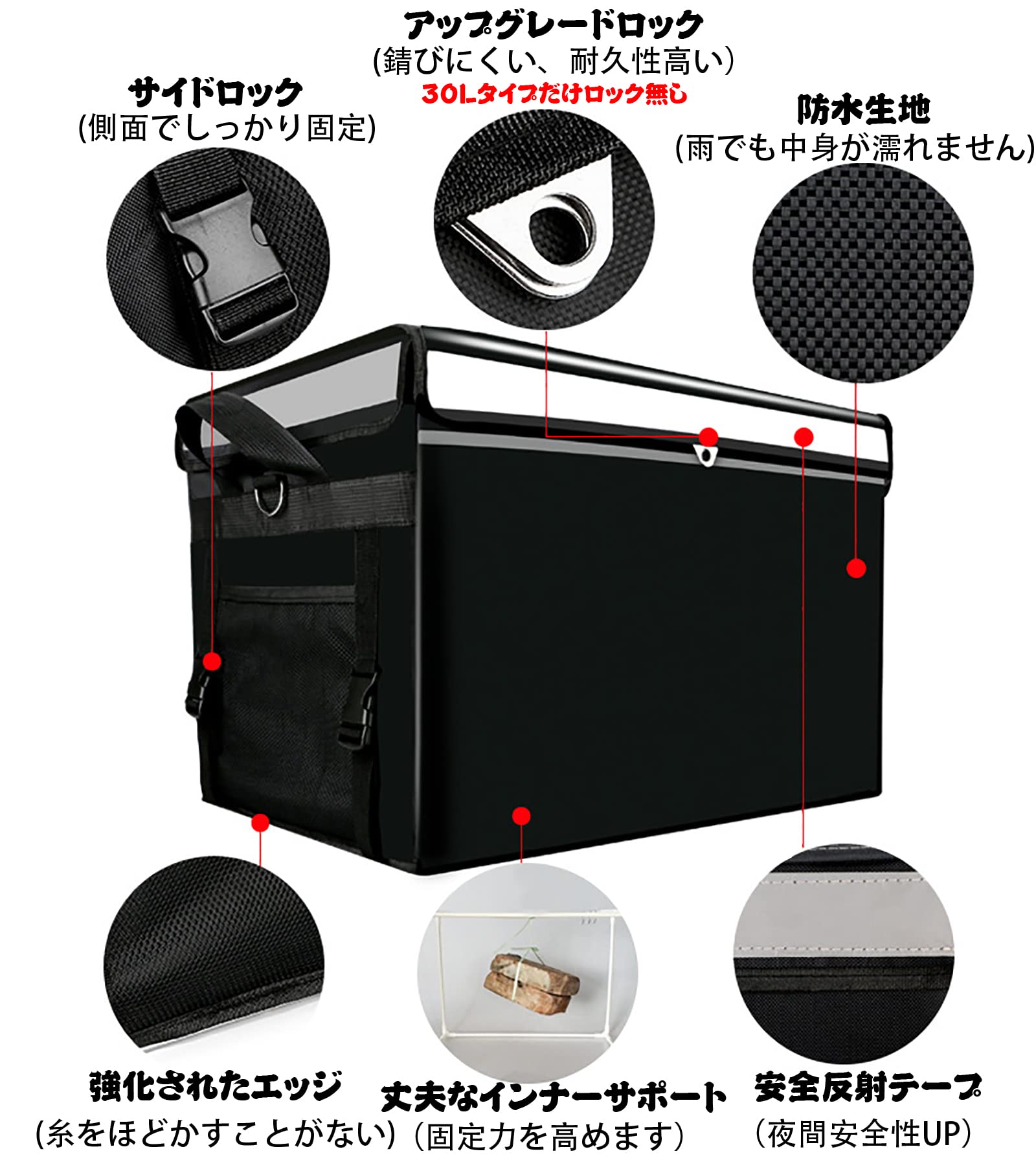 Amazon.co.jp: デリバリーバッグ ウーバーイーツ 配達バッグ 大容量 30 