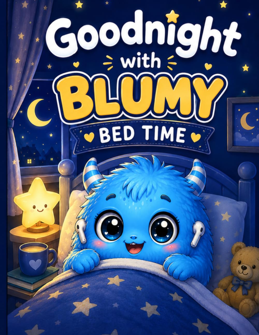 Goodnight with Blumy the Blue Monster: A Cozy Bedtime Story for Kids About Sleep, Dreams, and Nighttime Routines (The Adventures of Blumy the Blue Monster)